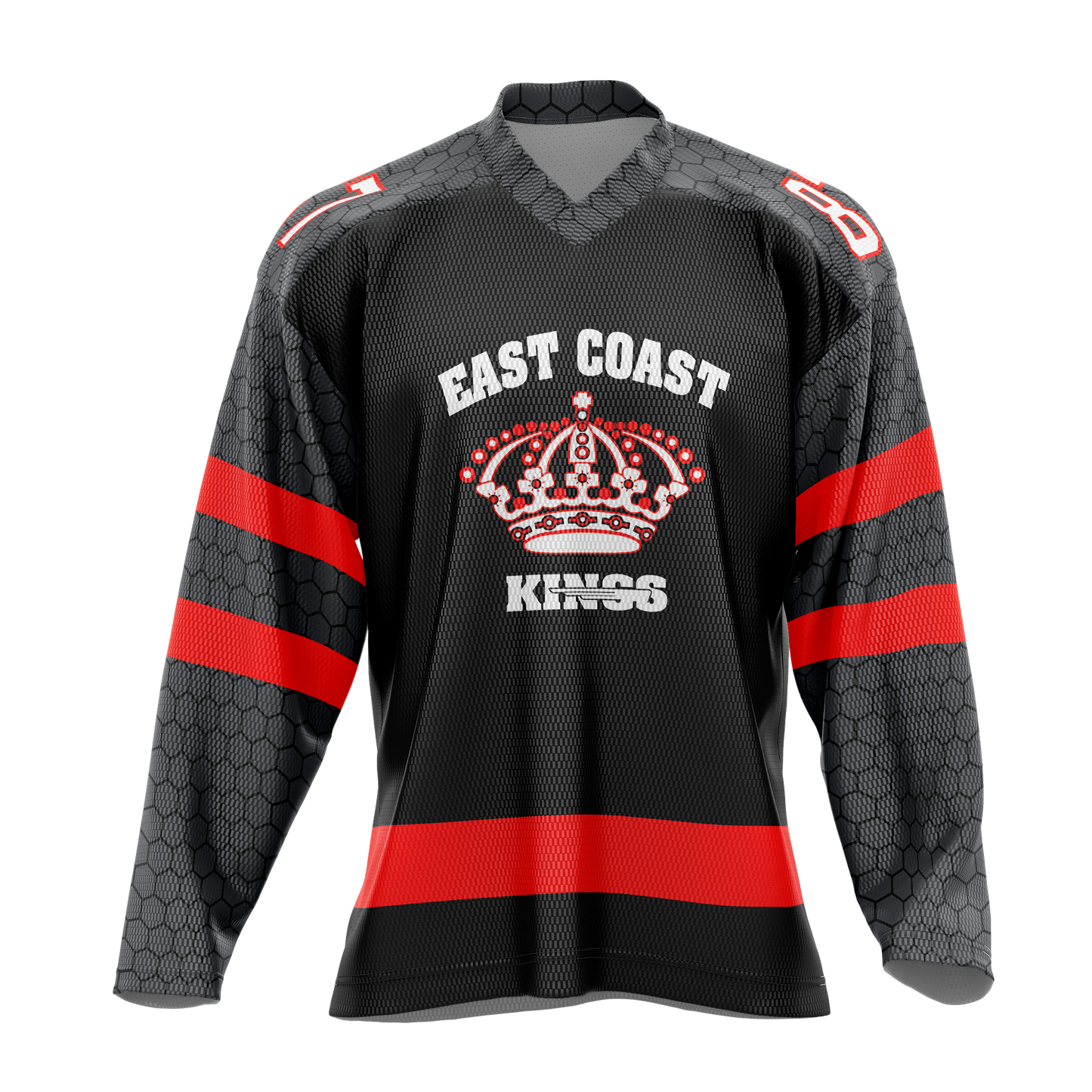 East Coast Kings Black Hockey Jersey