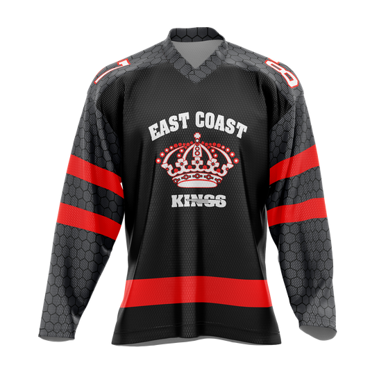 East Coast Kings Black Hockey Jersey