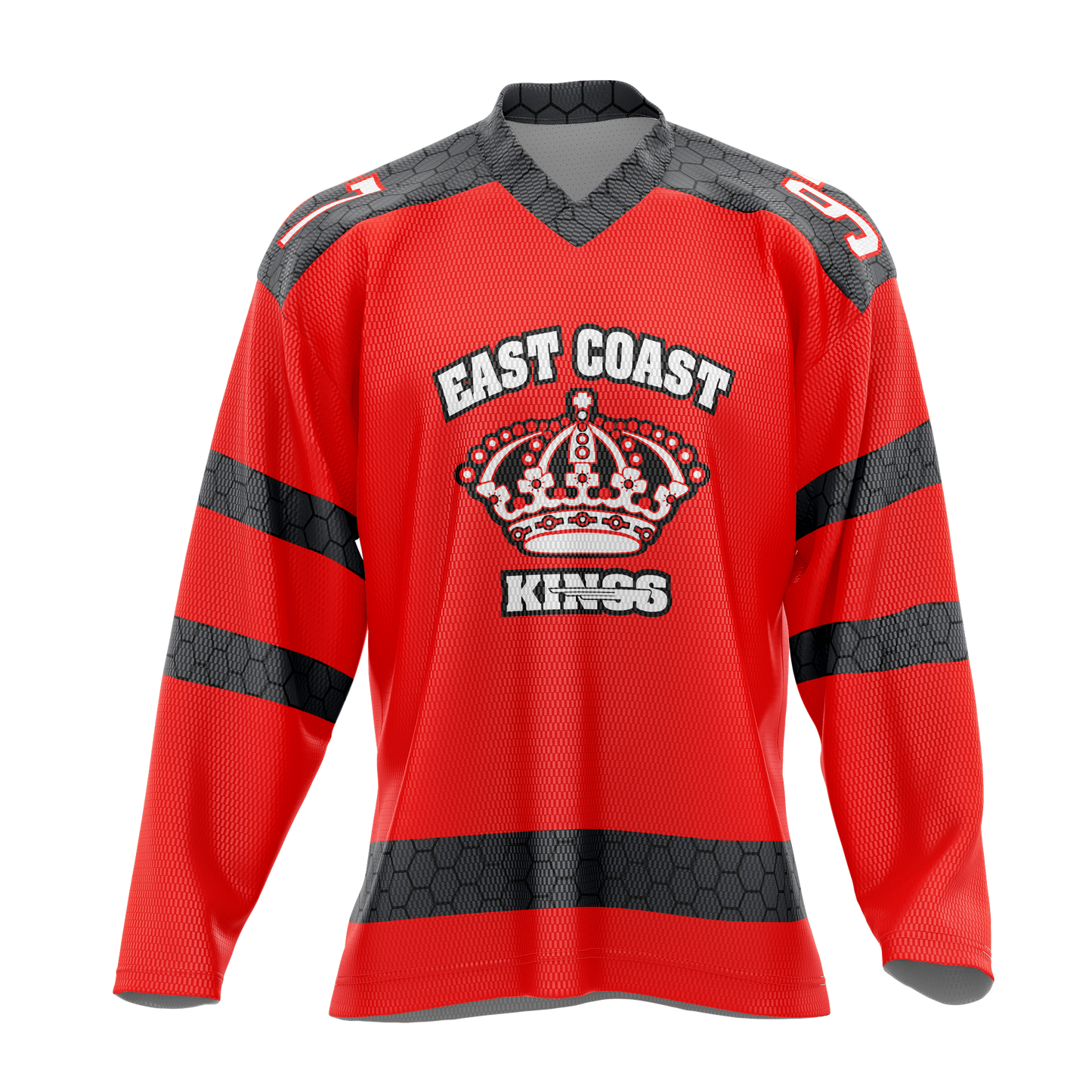East Coast Kings Red Hockey Jersey