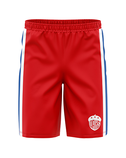 BASEBALL Mesh Shorts   Patriot Sports    Front  View. Printed all over in HD on premium fabric. Handmade in California.