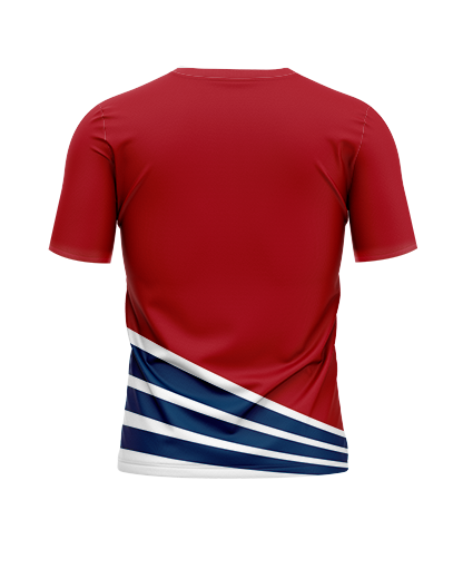 HOCKEY Men's 3/4 Sleeve Shirt   Patriot Sports    Back View .