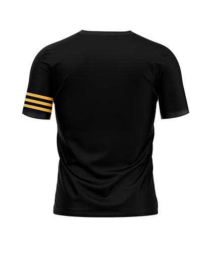 SOFTBALL Mens 3/4 Sleeve Shirt   Patriot Sports    Back View. Multicolored.