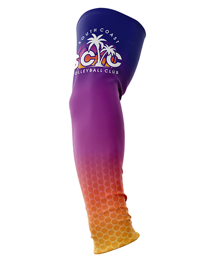VOLLEYBALL Arm Sleeve Printed all over in HD on premium fabric. Handmade in California.