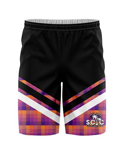 VOLLEYBALL Mesh Shorts   Patriot Sports    Front  View. Printed all over in HD on premium fabric. Handmade in California.