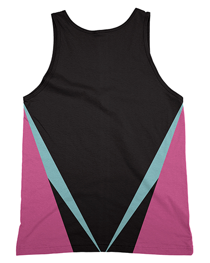 LACROSSE Tank-Top    Patriot Sports    Back View. Multicolored.
